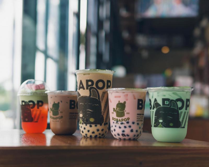 Thương hiệu Bobapop đến từ Đài Loan đã có mặt tại Sài Gòn từ lâu, tạo được vị trí không nhỏ trong lòng cư dân nghiện trà sữa