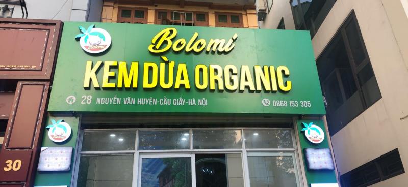 Bolomi - Kem Dừa Organic