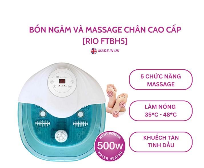 Bồn ngâm chân massage Rio FTBH5