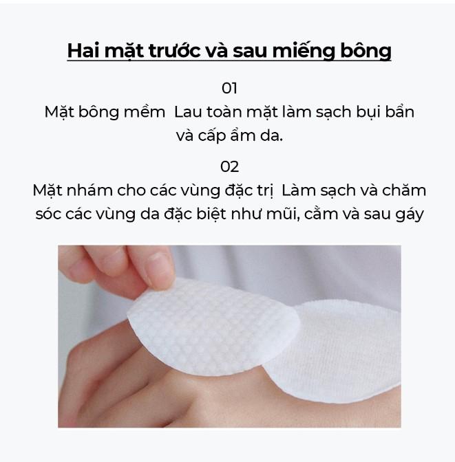 Bông tẩy da chết chứa BHA Heartleaf Celimax