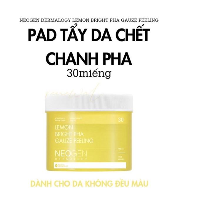 Bông Tẩy Tế Bào Chết Rượu Vang Neogen Dermalogy Wine Lift PHA Gauze Peeling