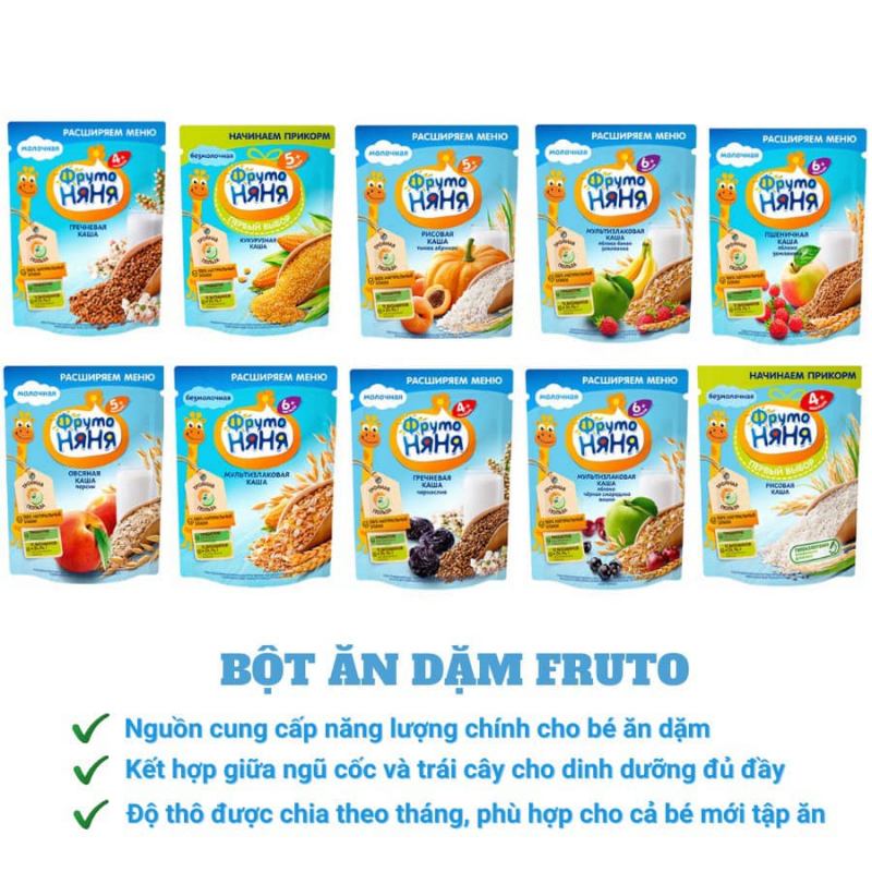 Bột ăn dặm FrutoNyanya