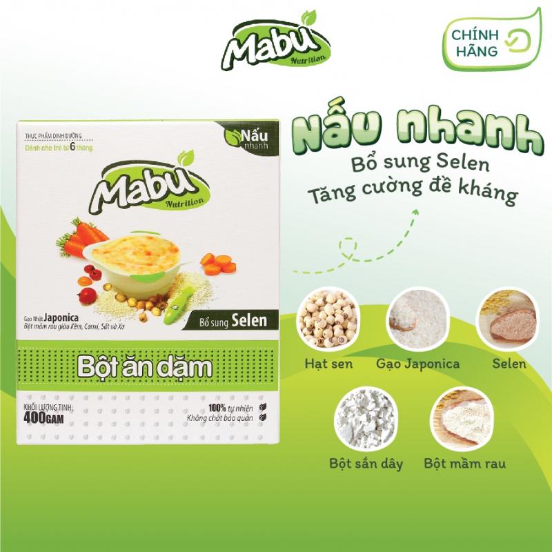 Bột ăn dặm Mabu