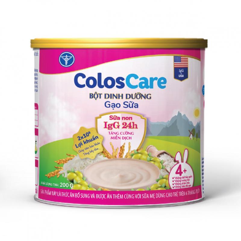 Bột ăn dặm Nutricare Coloscare gạo sữa