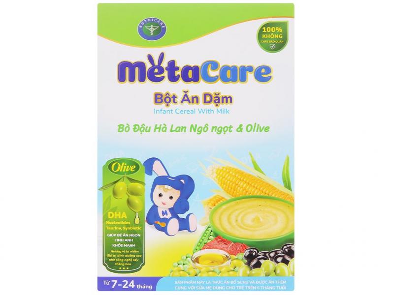 Bột ăn dặm Nutricare Metacare