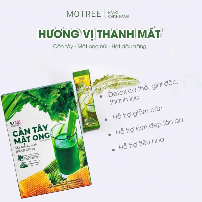 Bột cần tây mật ong Motree giảm cân nhanh cấp tốc an toàn