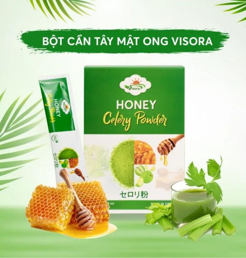 Bột cần tây mật ong táo xanh Visora Sitokata