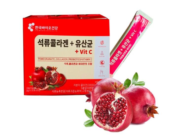 Bột Collagen lựu đỏ Korea Bio Cell Hàn Quốc