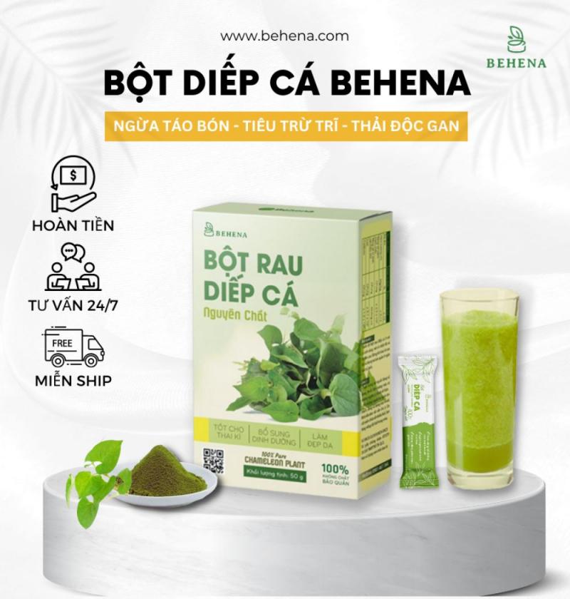 Bột diếp cá Behena giảm mỡ giảm cân