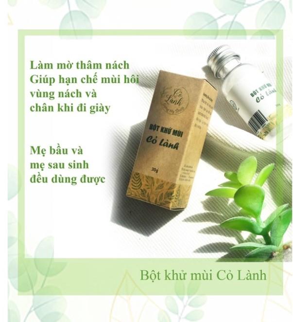 Bột khử mùi chân và nách Cỏ Lành