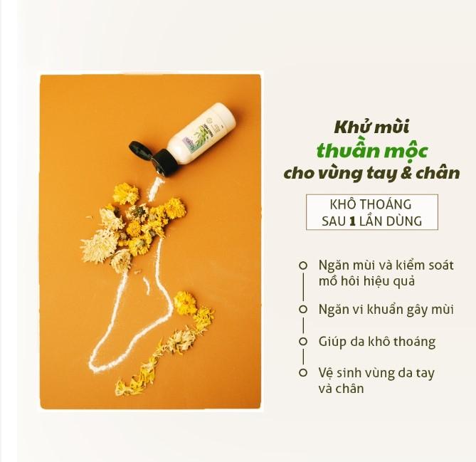 Bột khử mùi thảo mộc Fleura