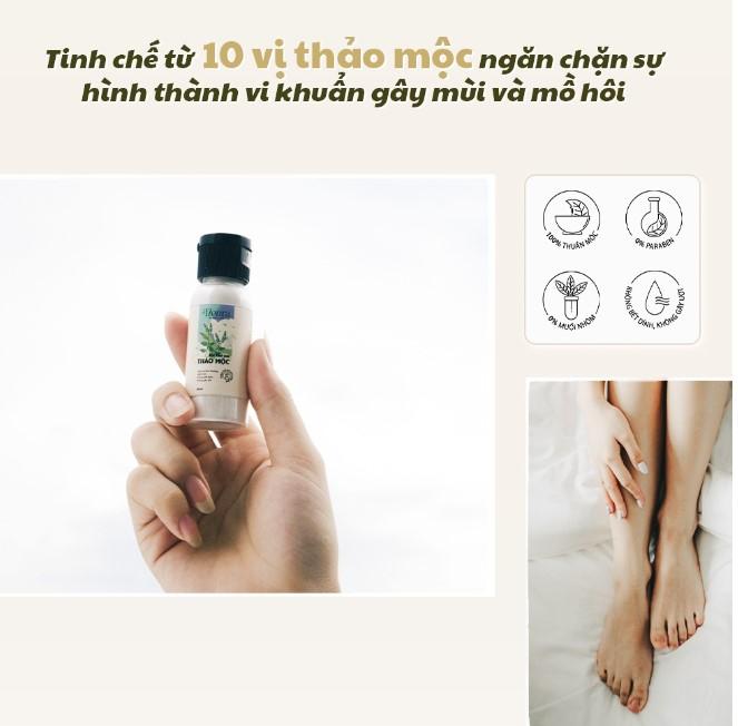 Bột khử mùi thảo mộc Fleura