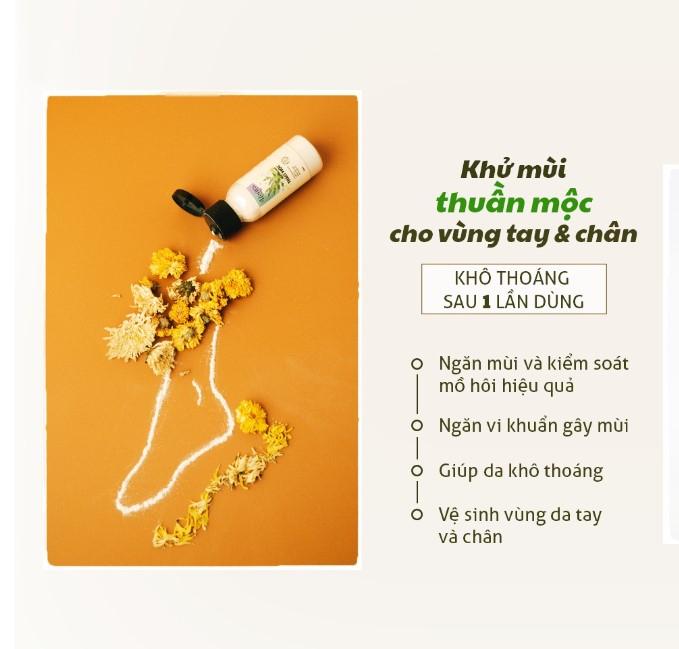 Bột khử mùi thảo mộc Fleura