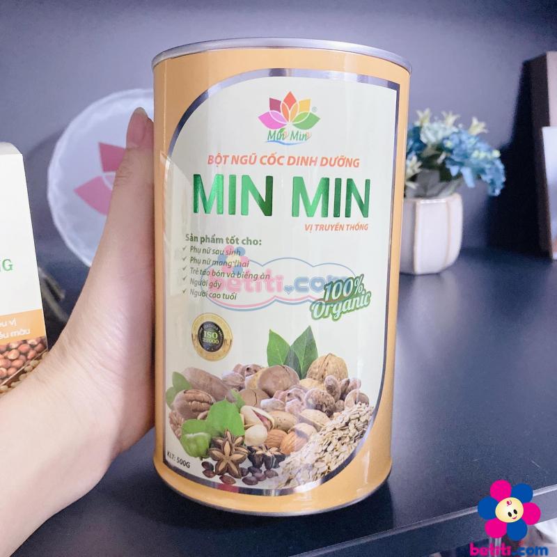 Bột ngũ cốc dinh dưỡng lợi sữa Min Min