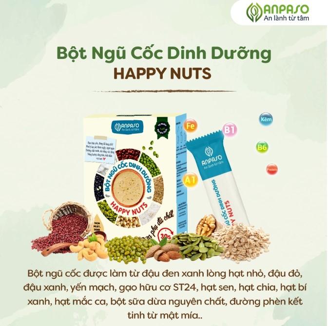 Bột ngũ cốc Happy Nuts Anpaso