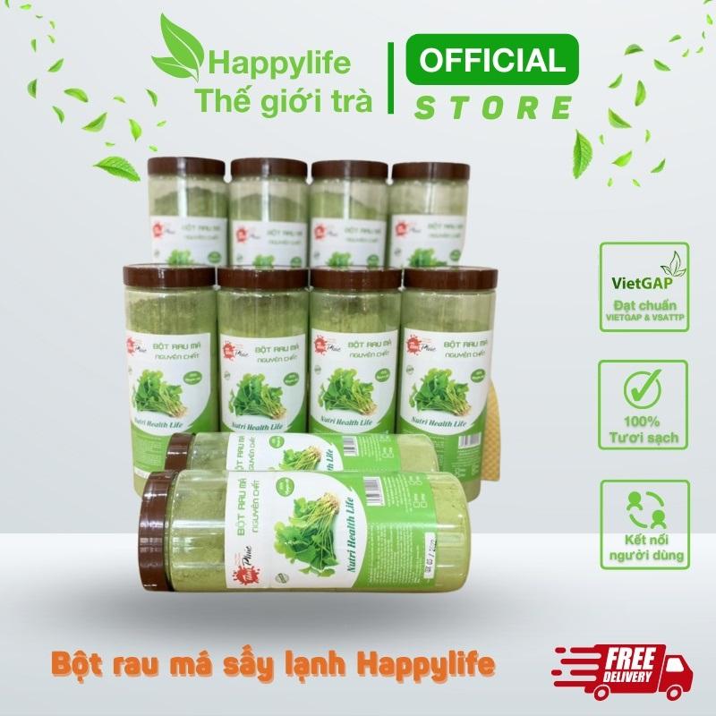 Bột Rau Má Sấy Lạnh Nguyên Chất Happylife