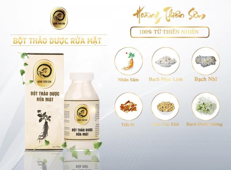 Bột rửa mặt Hoàng Thiên Sâm