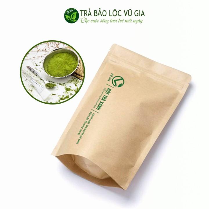 Bột trà xanh đắp mặt nạ nguyên chất Vũ Gia