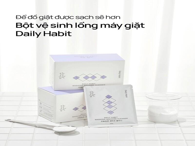 Bột vệ sinh lồng máy giặt DAILY HABIT