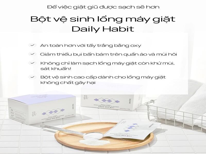 Bột vệ sinh lồng máy giặt DAILY HABIT