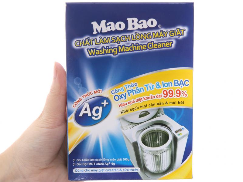 Bột vệ sinh lồng máy giặt Mao Bao Oxy phân tử & Ag+