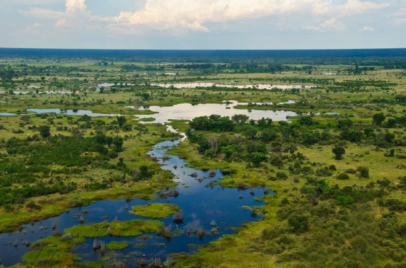 Khung cảnh thiên nhiên tuyệt đẹp ở Botswana