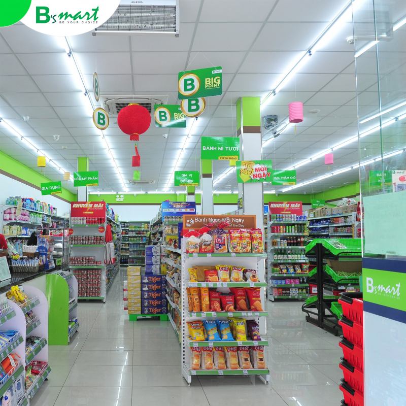 B's mart đa dạng sản phẩm