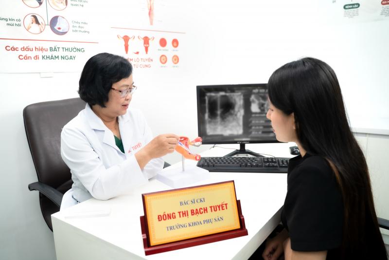 BS.CKI Đồng Thị Bạch Tuyết – Hơn 35 năm kinh nghiệm điều trị và đánh giá sức khỏe phụ khoa tổng thể