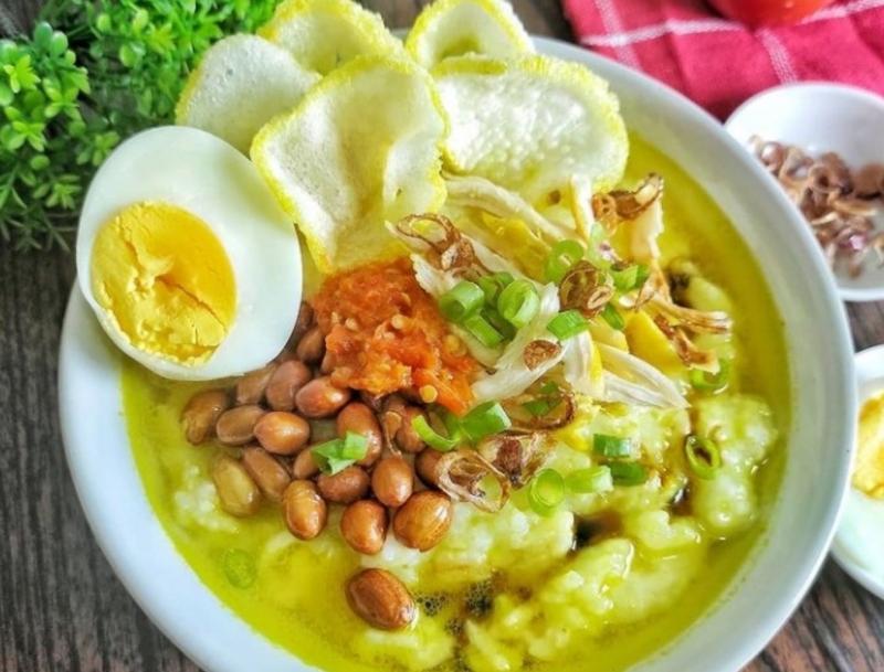 Bubur ayam, Indonesia