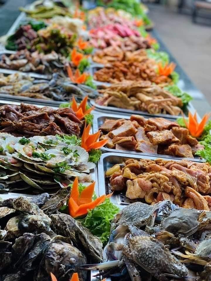 Buffet BBQ 99k PHÚ CHÁNH có menu đồ nướng rất đa dạng