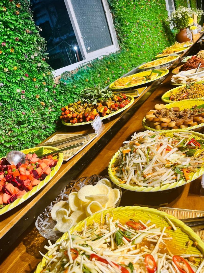 Buffet chay Thiền Ý