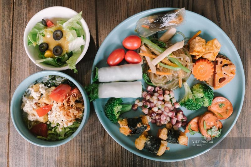 Top 9 Nhà hàng buffet ăn chay nổi tiếng tại Hà Nội