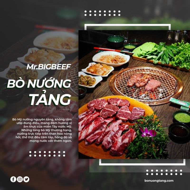 Buffet Mr.Bigbeef Bò Nướng Tảng