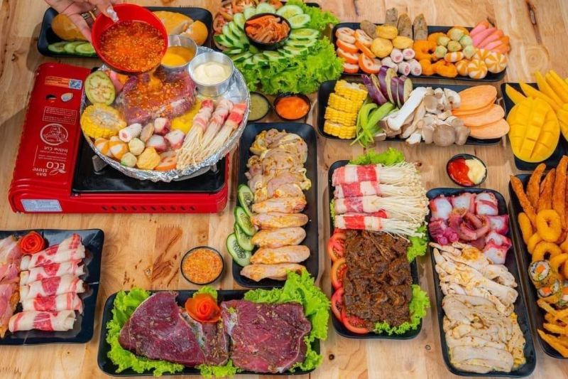 Buffet Nướng Chảo Gang 3Ngon