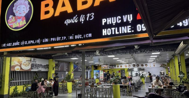 Bún Bò Bà Ba - cầu ông Dầu