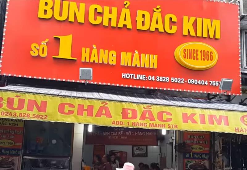 Bún chả Đắc Kim - Hàng Mành