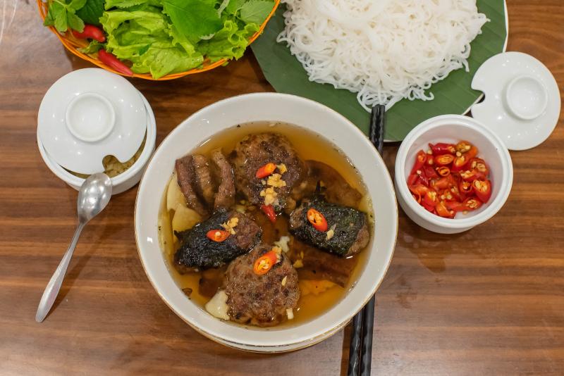 Bún chả nướng bà Trang