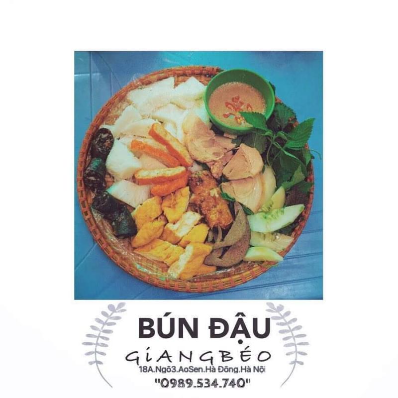 Bún đậu Giang Béo