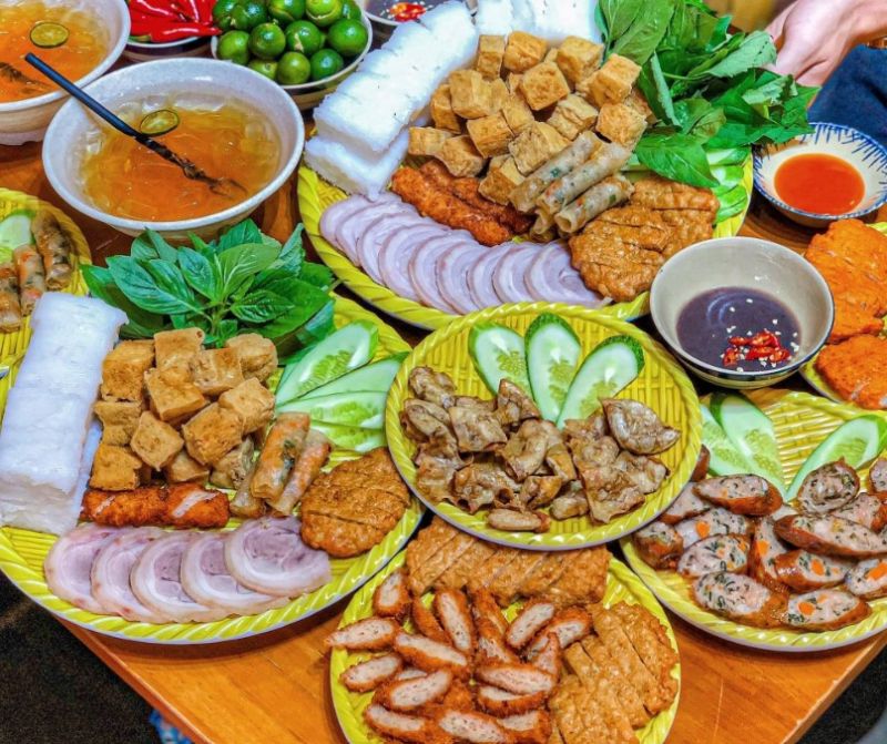 Bún đậu mắm tôm - Hẻm Đậu