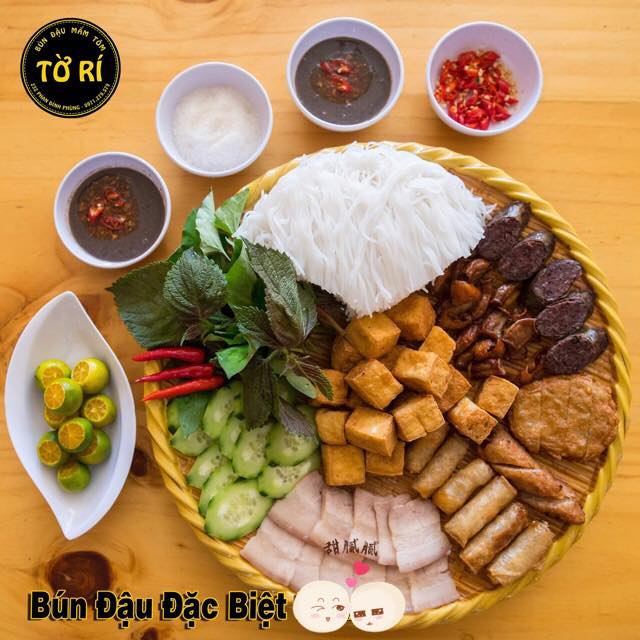 Bún Đậu Mắm Tôm Tờ Rí