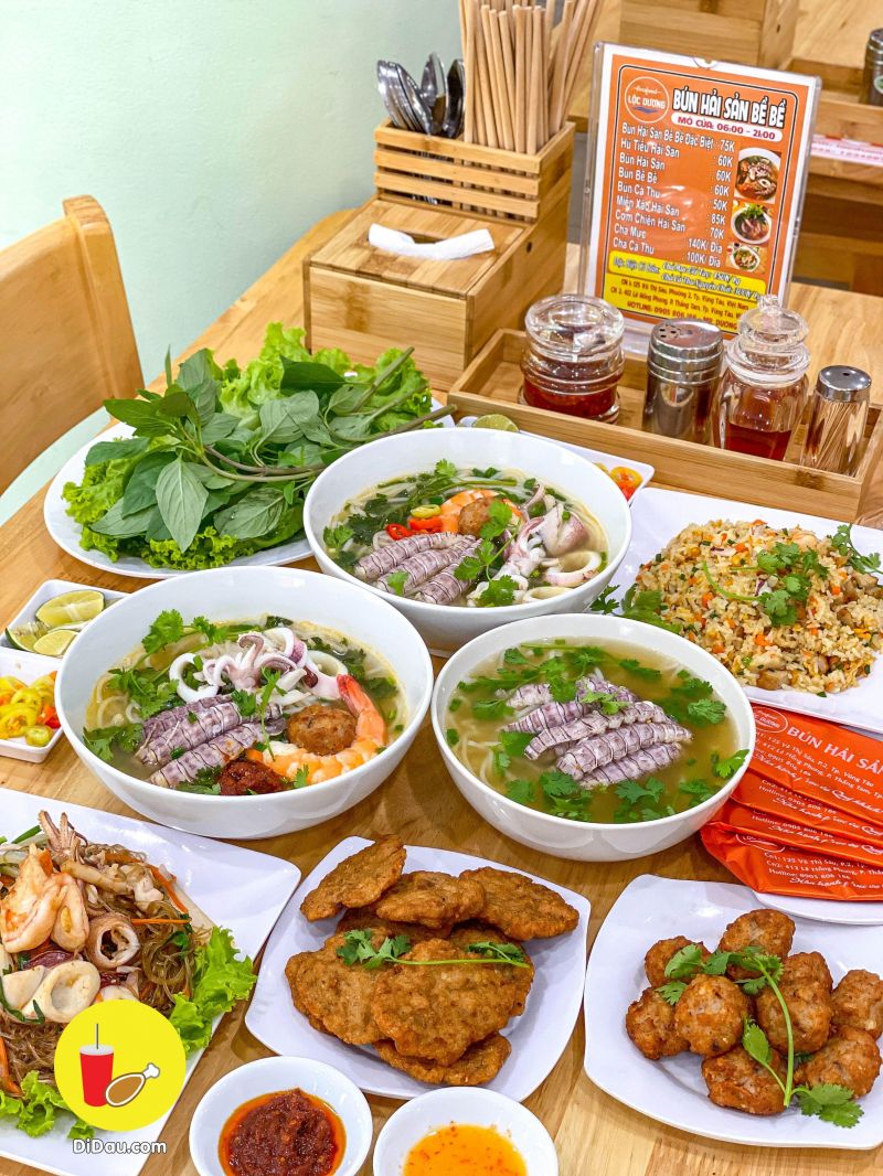 Bún hải sản bề bề Lộc Dương