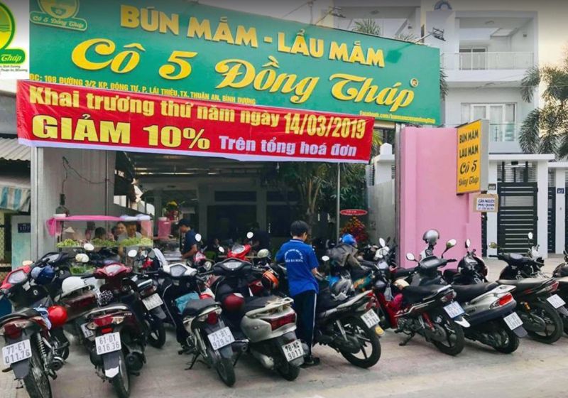 Quán Bún Mắm Lẩu Mắm Cô 5 Đồng Tháp