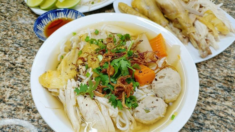 Bún mọc gà