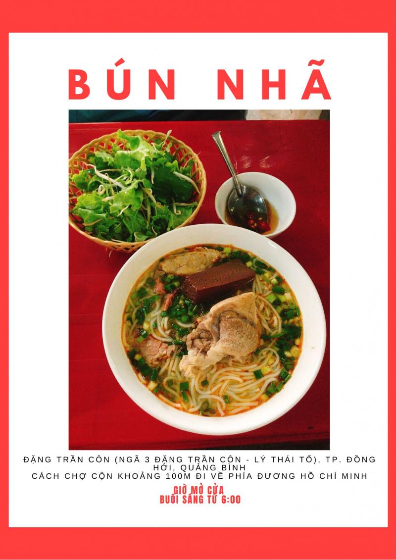 Bún Nhã - Bún Huế ở Đồng Hới