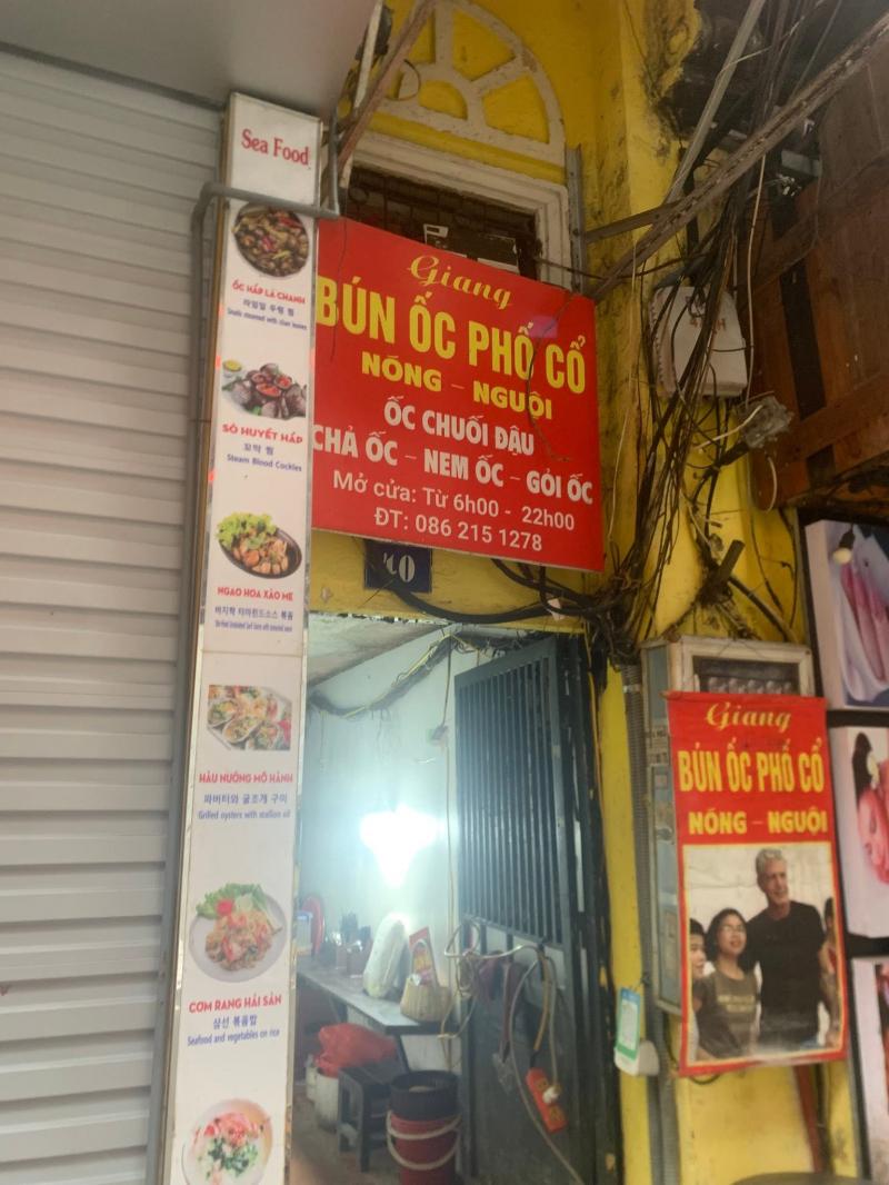 Bún ốc Giang