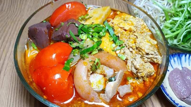 Bún riêu cua - Bún chả Hải Dương