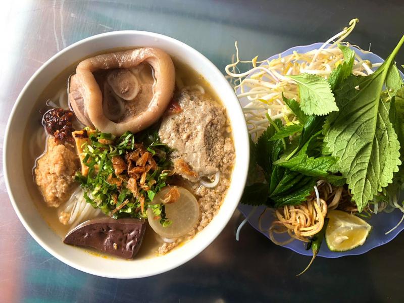 Bún riêu cua đồng Hoa chuối Đà Lạt