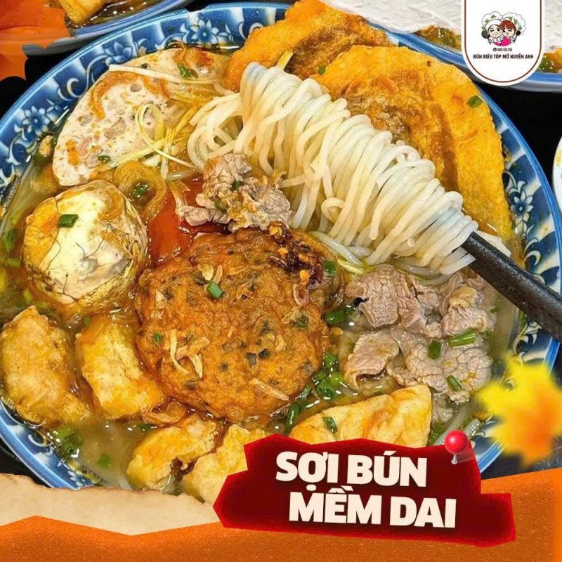 Bún Riêu Tóp Mỡ Huyền Anh