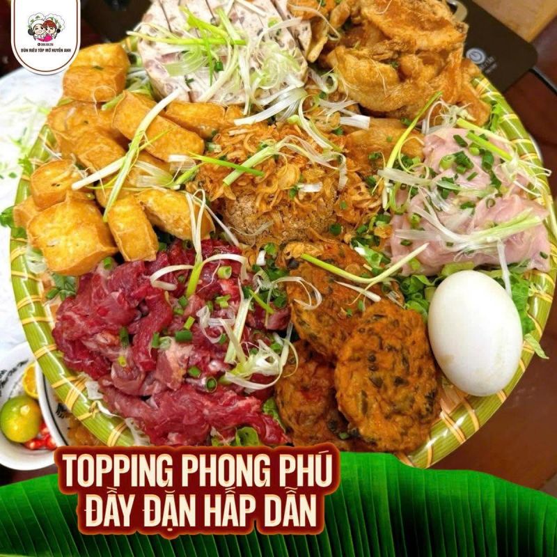 Bún Riêu Tóp Mỡ Huyền Anh