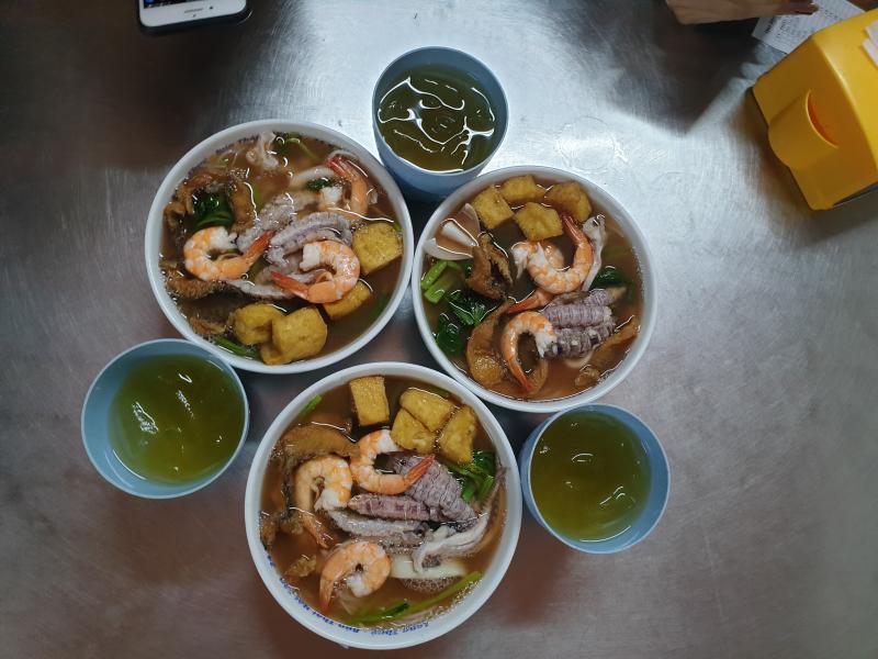 ﻿﻿Ở Bún Thái Hải Sản,